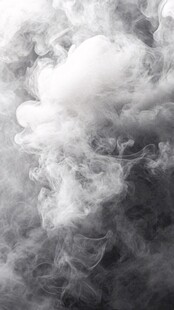 黑白烟雾纹理艺术画面