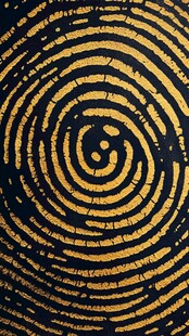 金色年轮纹理图案