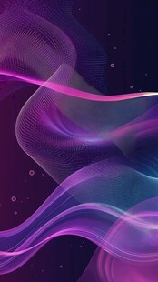 梦幻炫彩流动线条背景图