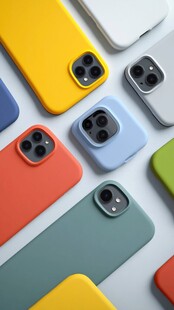 多彩手机壳展示