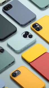 多彩手机壳展示