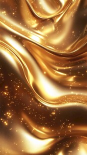 流动金箔质感背景图