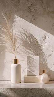 简约风瓶饰与植物摆件