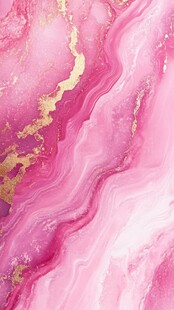 梦幻粉金大理石纹理图案