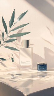 简约优雅的香氛与绿植组合