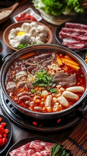 热气腾腾的美味火锅盛宴