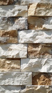 天然石墙纹理特写