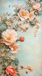 梦幻花卉图绘