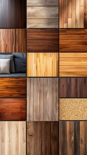 多样木地板材质展示