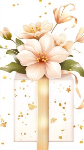 鲜花礼品盒 优雅节日氛围