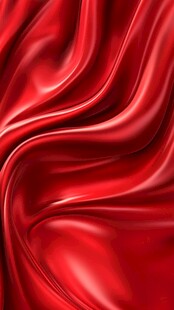 红色丝绸纹理背景图