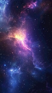 梦幻绚丽的宇宙星云景象