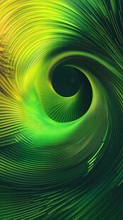 绿色螺旋动感抽象背景图
