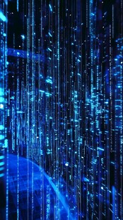 科技数字流光背景图