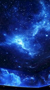 梦幻璀璨星空背景图