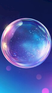 梦幻炫彩透明气泡