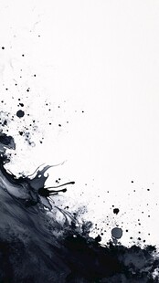 水墨飞溅背景图