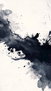 墨韵飞扬 水墨抽象艺术图