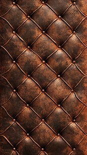 复古棕色菱格纹皮革纹理