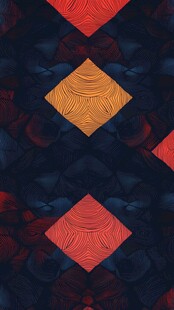 几何菱形抽象艺术图案