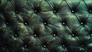 复古墨绿色菱格纹皮革纹理