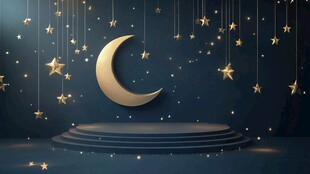 梦幻星月舞台背景场景