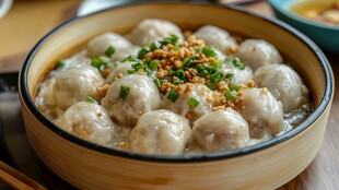 鲜香肉丸汤 美味诱人