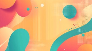 多彩流体抽象背景图案