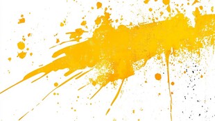 黄色泼墨艺术背景纹理