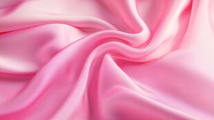 粉色绸缎纹理特写