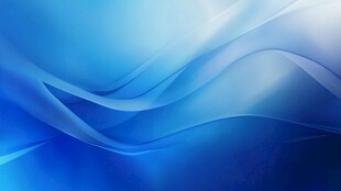 蓝色动感波浪背景图