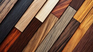 多样木纹地板素材展示