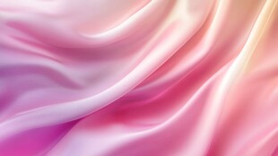 梦幻柔滑的彩色丝绸纹理