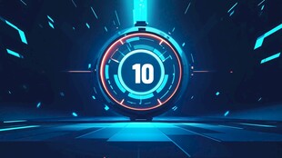 科技风10秒倒计时背景