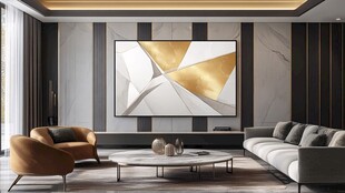 现代简约风客厅装饰展示