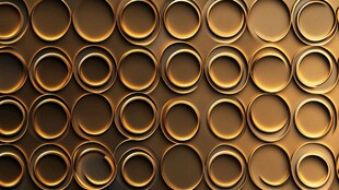 金色环形图案背景纹理