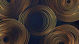 金色螺旋线条背景图案