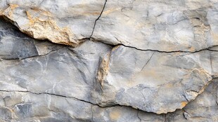 纹理独特的灰色岩石表面