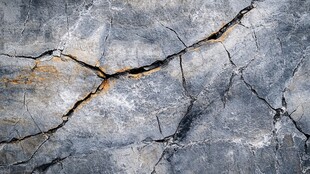 岩石表面的裂缝纹理