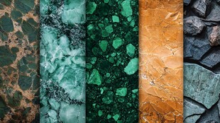 多彩石材纹理展示