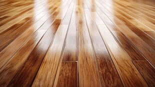 光亮木质地板纹理特写