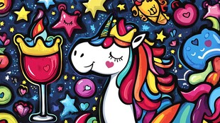 梦幻独角兽的奇幻派对