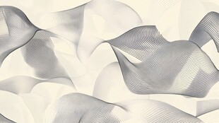 抽象线条构成的流动形态