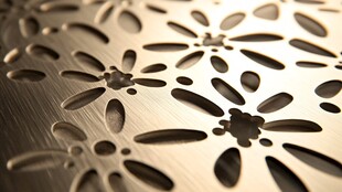 金属雕花图案细节展示