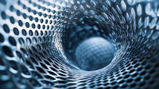 金属蜂窝结构三维视觉图