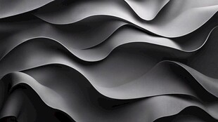 黑色波浪纹理抽象背景