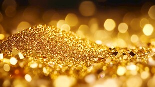 闪耀金粉堆 梦幻金色景致