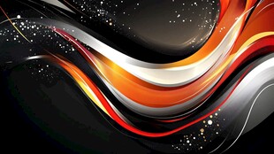 动感炫彩波浪背景图案