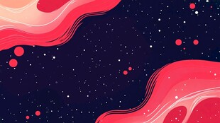 梦幻流体星空背景图