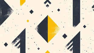 几何抽象风图案背景设计